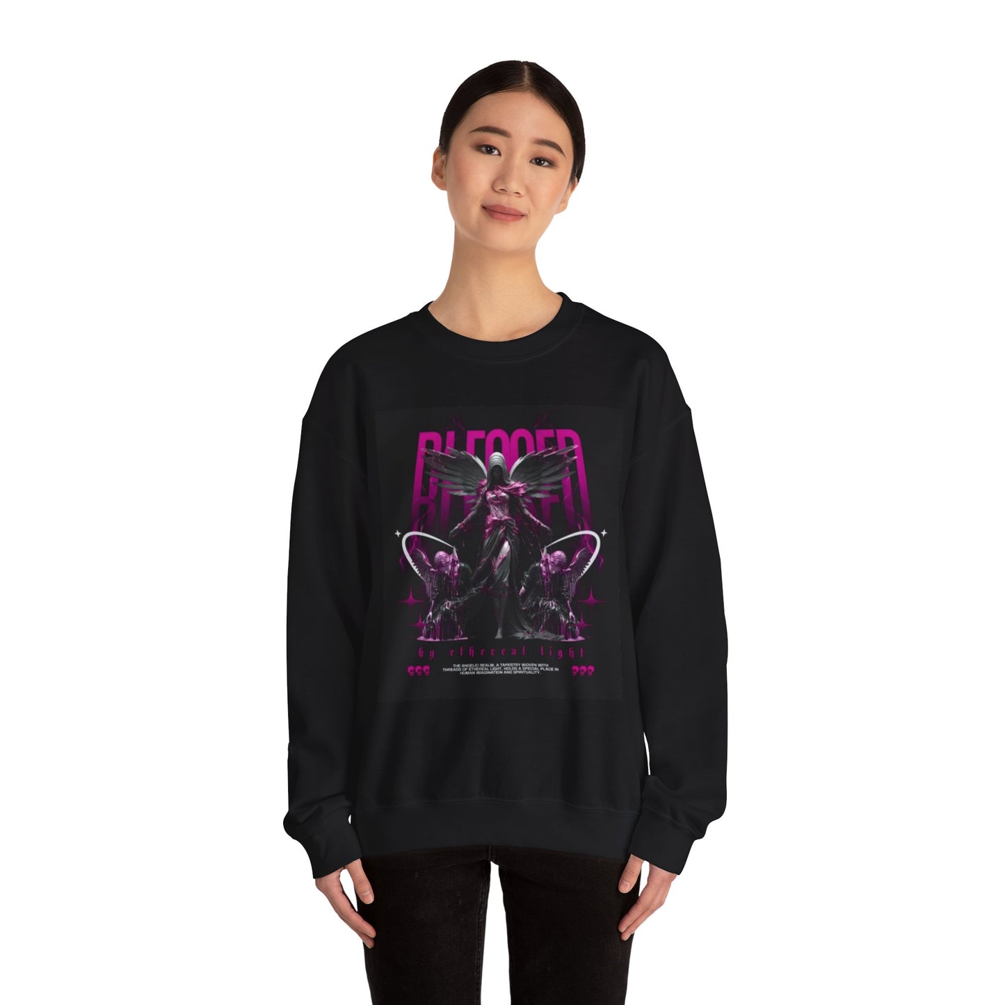 Gothic Graphic Sweatshirt | Unisex Crewneck, Cozy Streetwear, Unique Gift for Him/Her, Halloween Fashion, Festival Outfit