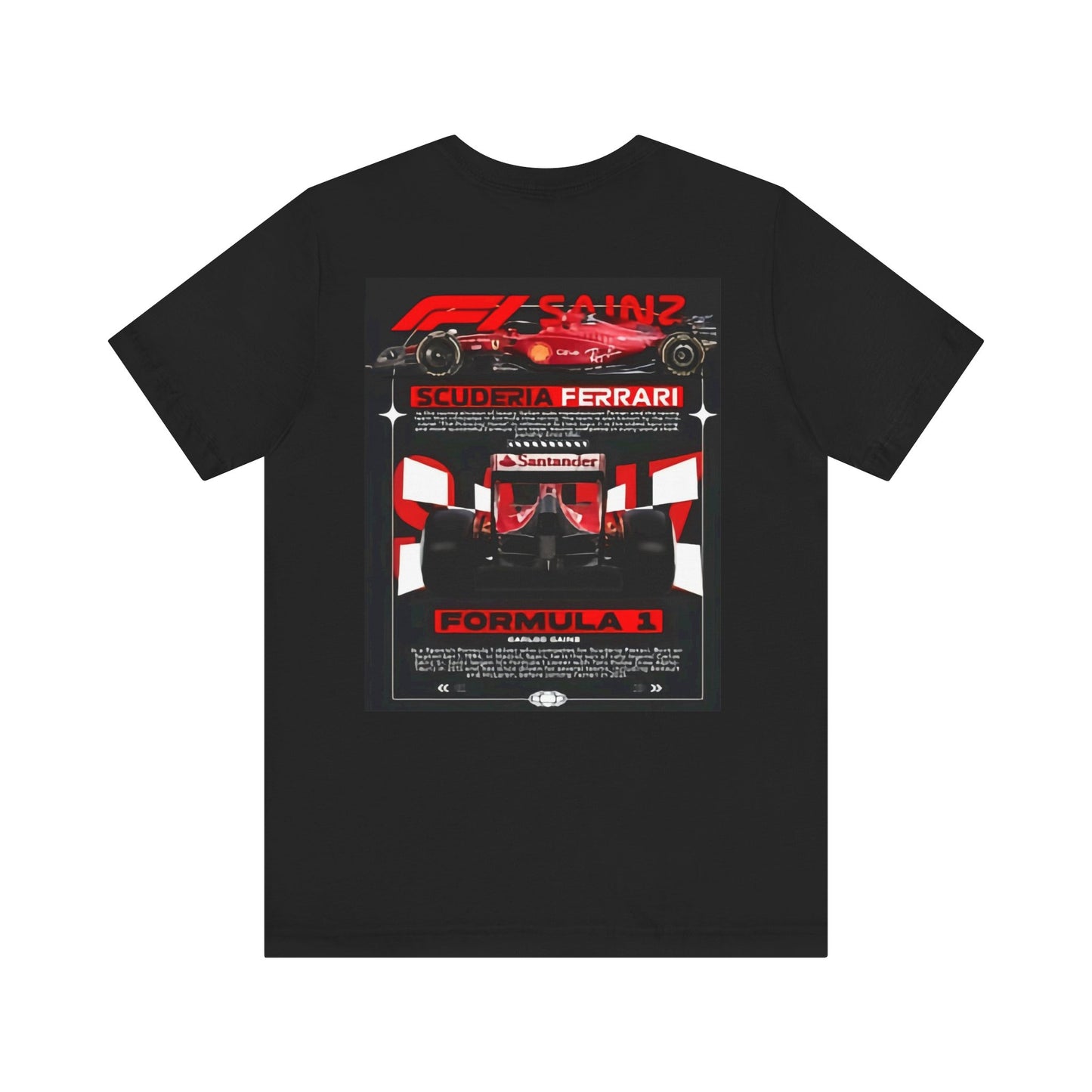 Formula 1 Ferrari Fan Unisex Tee, Racing Shirt, Sporty Gift, Car Enthusiast Apparel, Motorsport Clothing, Ferrari Tees, Race Day Attire