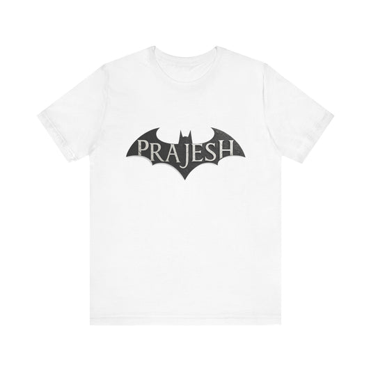 Personalized Bat Logo Tee | Custom Graphic T-Shirt for Fans, Gift for Friends, Unique Casual Wear, Birthday Shirt, Everyday Style