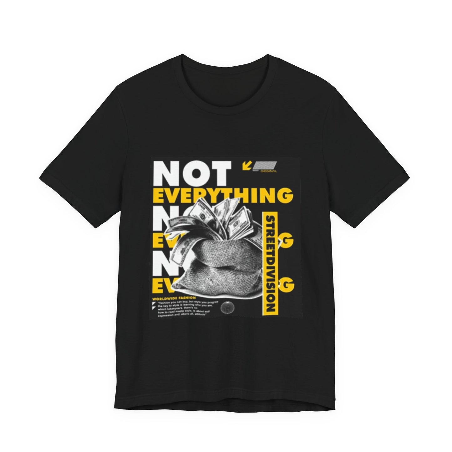 Money Motivation Tee - Unisex Jersey Short Sleeve T-Shirt, Casual Wear, Gift for Entrepreneurs, Statement Shirt, Positive Vibes