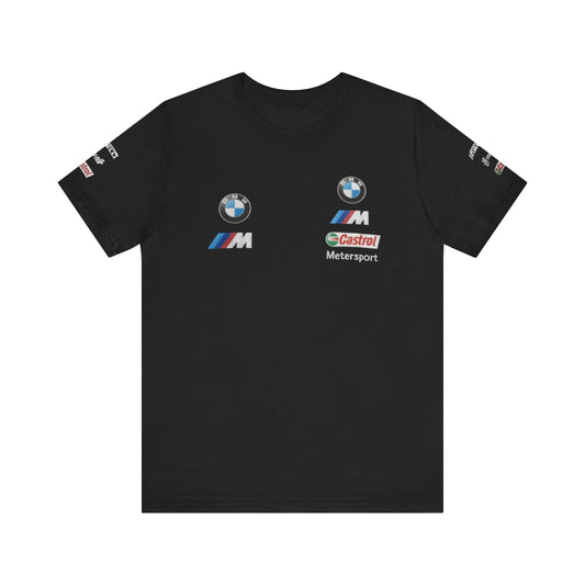 BMW Motorsport Unisex Jersey Tee, Car Enthusiast Shirt, Racing Apparel, Gift for Him, Casual Sports Tee