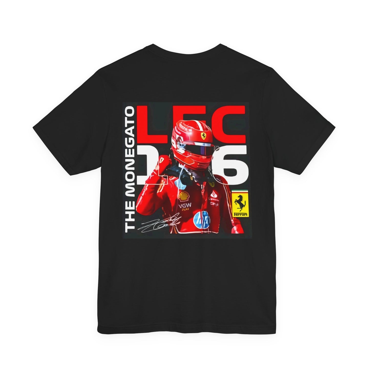 Formula 1 Charles Leclerc Unisex Tee with Driver Graphic, F1 Fan Shirt, Racing Gift for Him, Motorsport Apparel, Sports Event Tee, Race Day Outfit