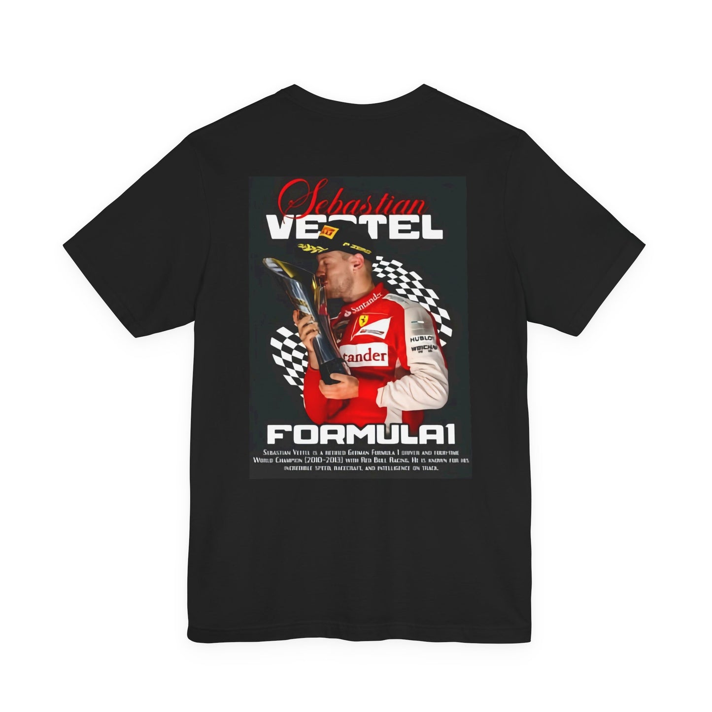 Formula 1 Sebastian Vettel Fans Unisex Jersey Tee, Racing Fan Shirt, Sebastian Vettel Tribute T-Shirt, Motorsport Apparel, Gift for Race Lovers