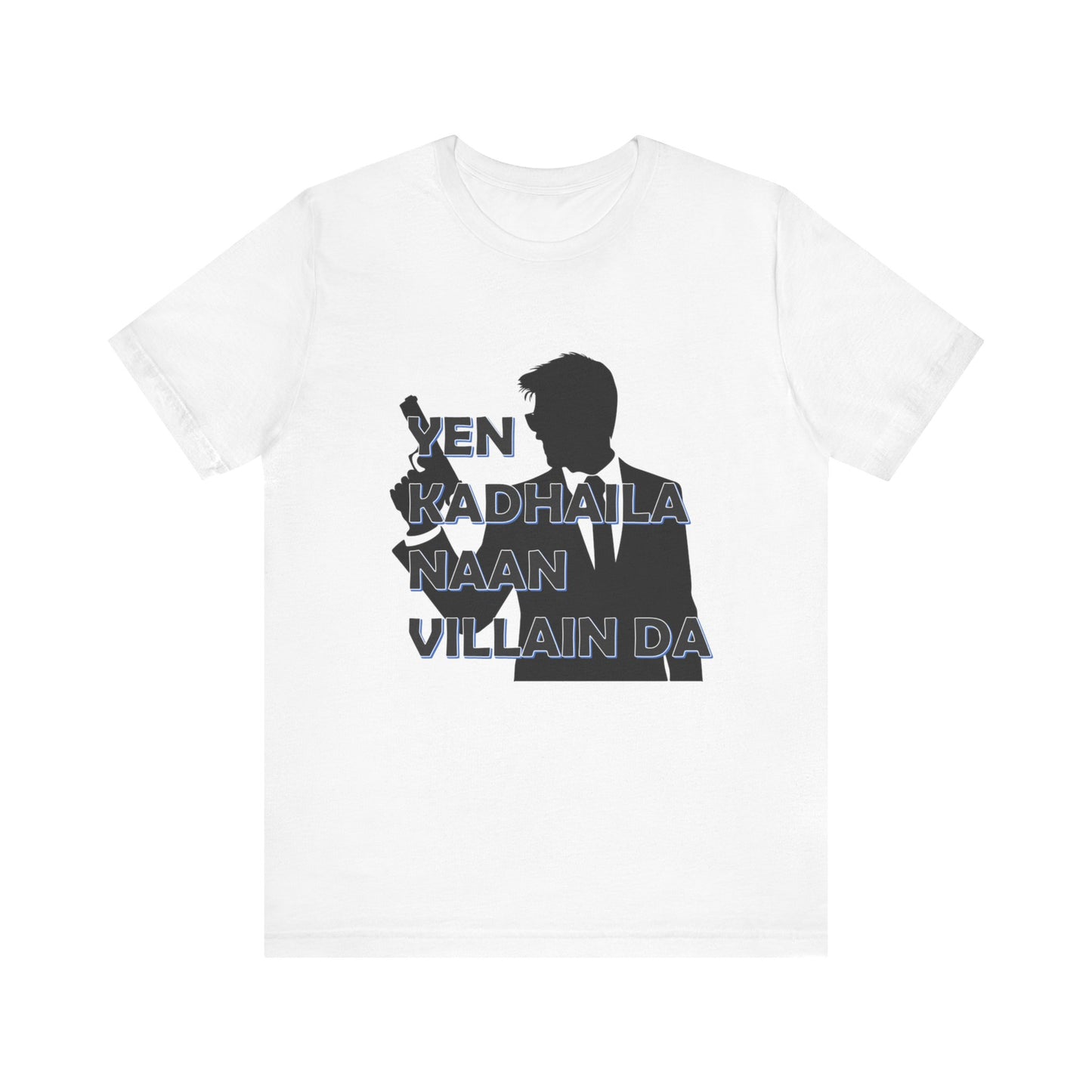 Stylish Unisex Short Sleeve Tee with Iconic Villain Quote, Unique Graphic Shirt, Gift for Him/Her, Casual Wear, Movie Lover Apparel