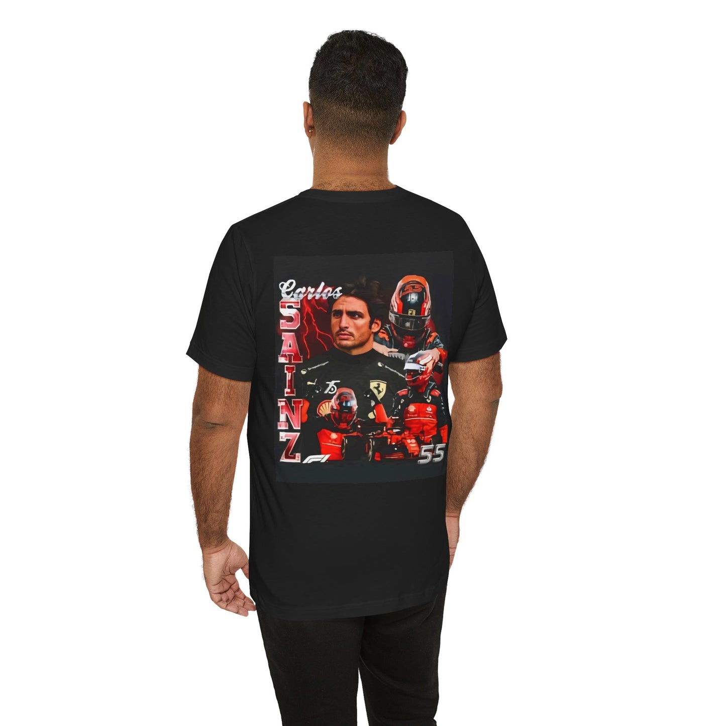 Formula 1 Unisex Short Sleeve Tee - Carlos Sainz Fan Apparel, Racing T-Shirt, Motorsport Gift, Auto Racing Merchandise, F1 Enthusiast Shirt