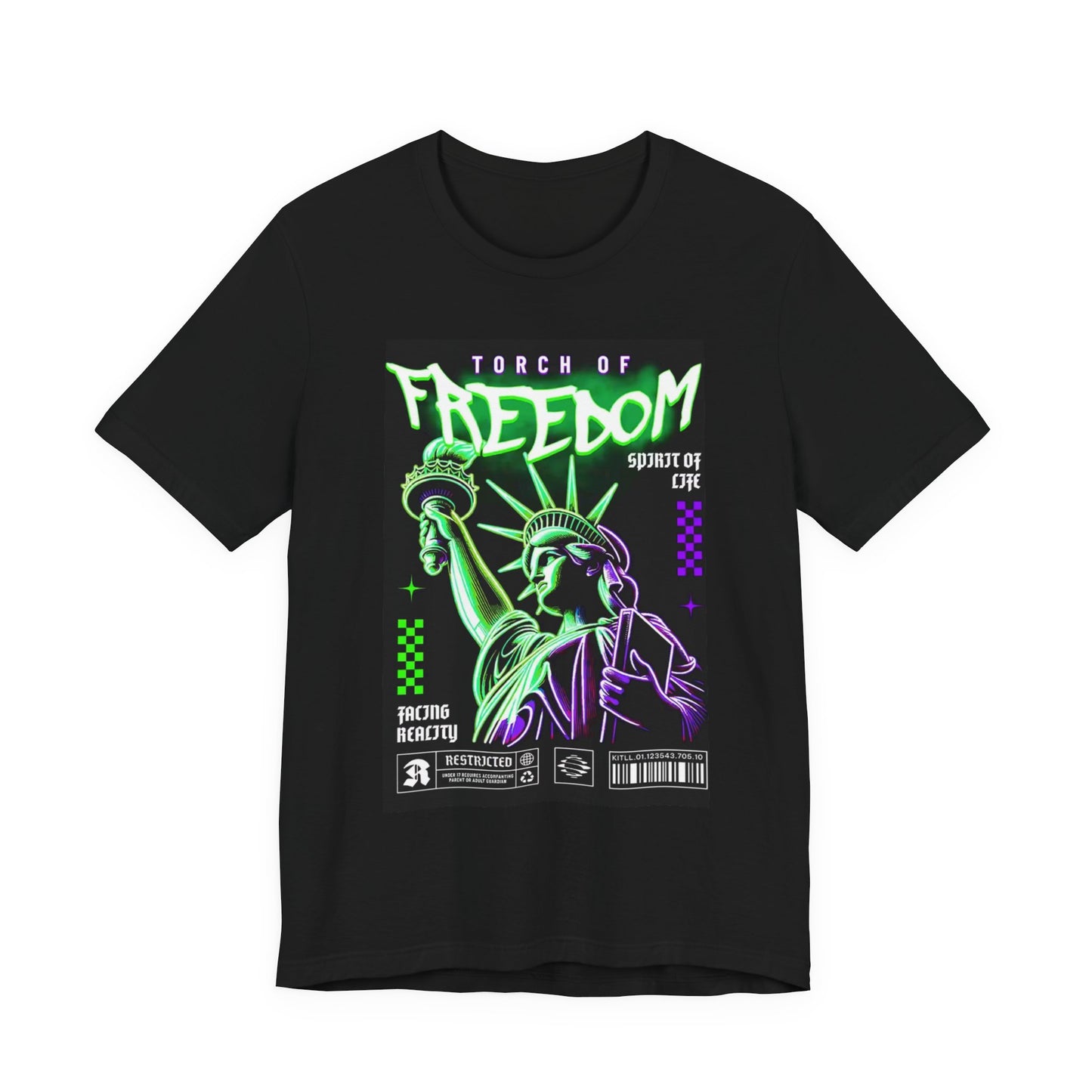 Liberty Graphic Tee, Unisex Jersey Short Sleeve Shirt, Vintage Freedom Shirt, City Inspired Apparel, Perfect for Celebrations