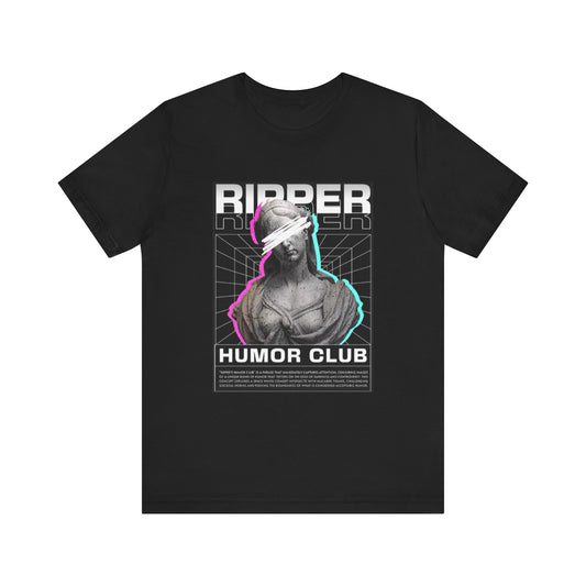 Ripper Humor Club Graphic Tee, Unisex Short Sleeve Shirt, Trendy Casual Wear, Perfect Gift for Friends, Funny Statement T-Shirt, Ideal [...]