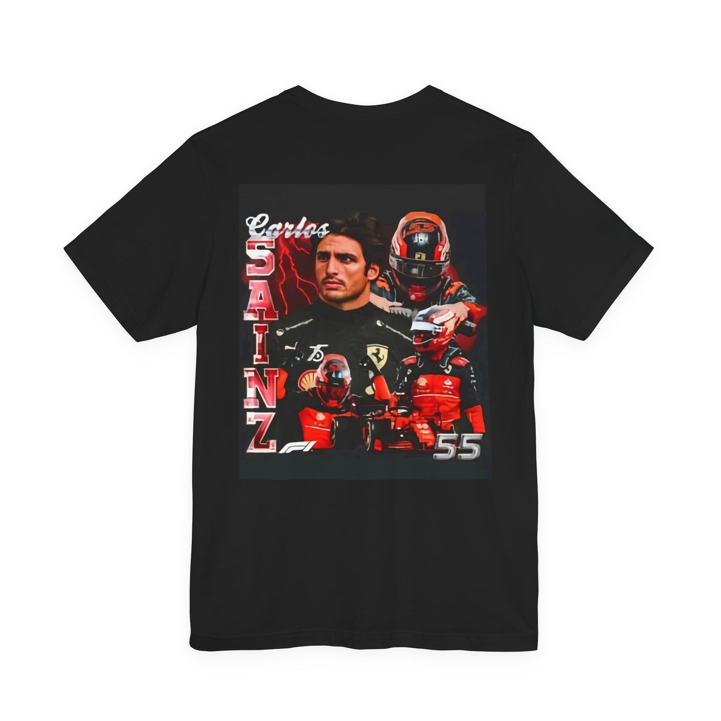 Formula 1 Unisex Short Sleeve Tee - Carlos Sainz Fan Apparel, Racing T-Shirt, Motorsport Gift, Auto Racing Merchandise, F1 Enthusiast Shirt
