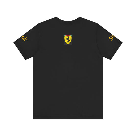 Ferrari Racing Tee | Unisex Jersey Short Sleeve T-Shirt, Car Enthusiast Gift, Motorsport Apparel, Race Day Outfit, Gift for Him/Her