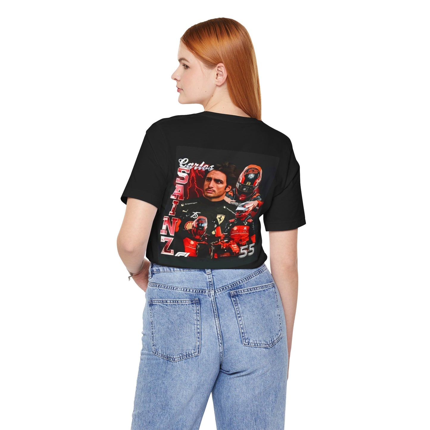 Formula 1 Unisex Short Sleeve Tee - Carlos Sainz Fan Apparel, Racing T-Shirt, Motorsport Gift, Auto Racing Merchandise, F1 Enthusiast Shirt