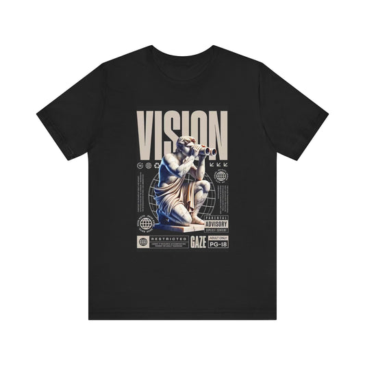Vision Break the Rules Unisex Tee | Artistic Graphic Shirt for Creative Minds, Casual Wear, Unique Gift, Birthday, Art Lovers