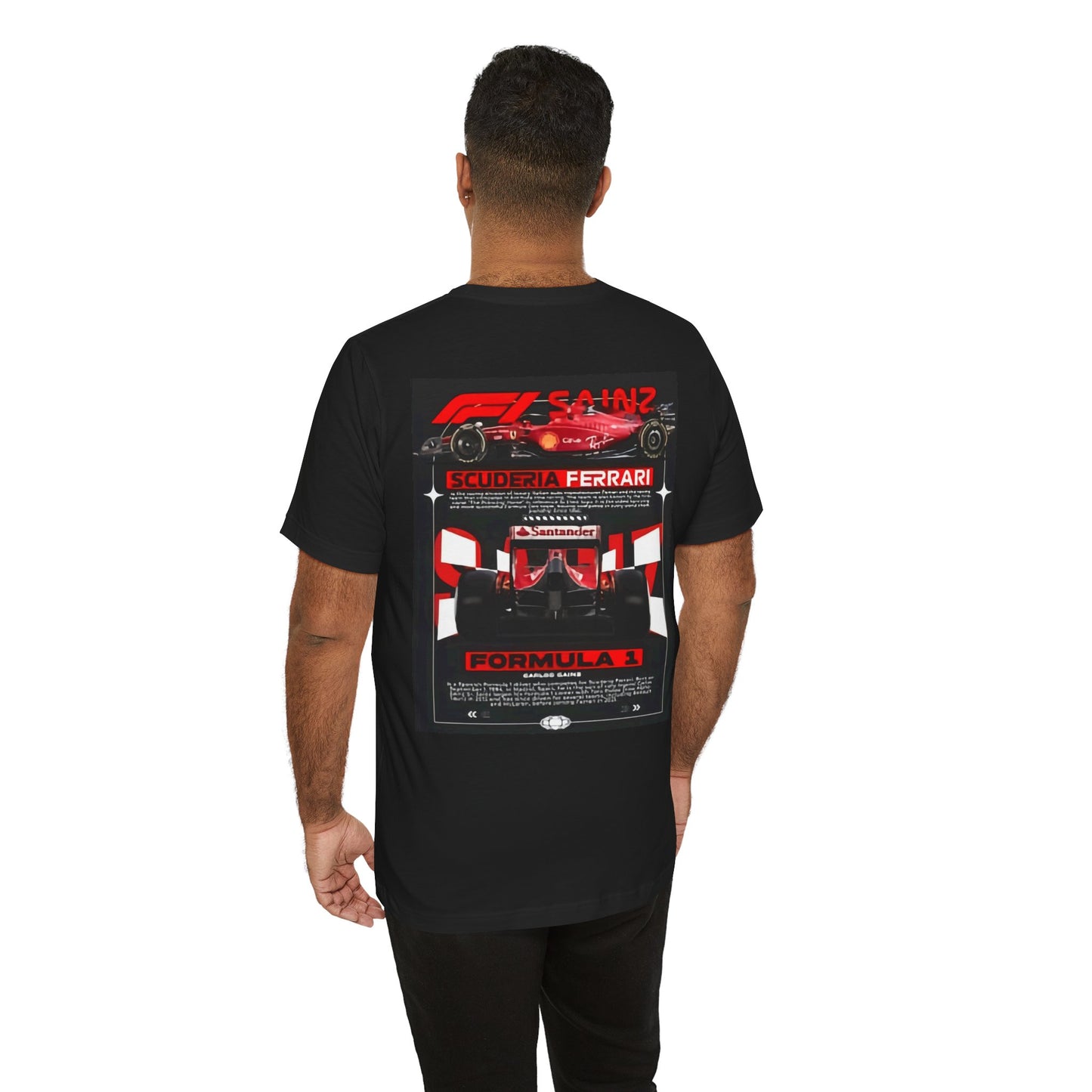 Formula 1 Ferrari Fan Unisex Tee, Racing Shirt, Sporty Gift, Car Enthusiast Apparel, Motorsport Clothing, Ferrari Tees, Race Day Attire