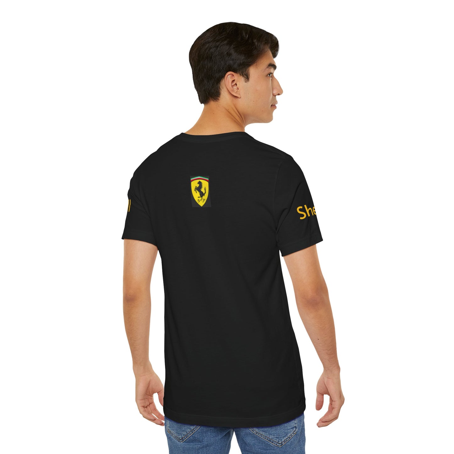Ferrari Racing Tee | Unisex Jersey Short Sleeve T-Shirt, Car Enthusiast Gift, Motorsport Apparel, Race Day Outfit, Gift for Him/Her