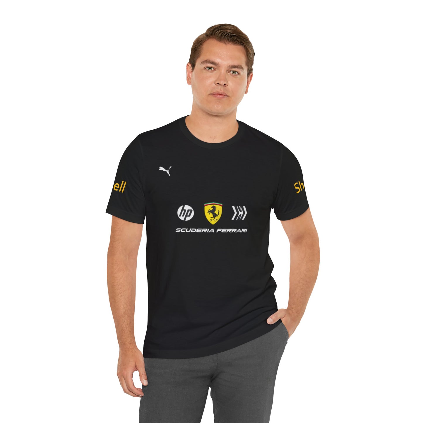 Ferrari Racing Tee | Unisex Jersey Short Sleeve T-Shirt, Car Enthusiast Gift, Motorsport Apparel, Race Day Outfit, Gift for Him/Her