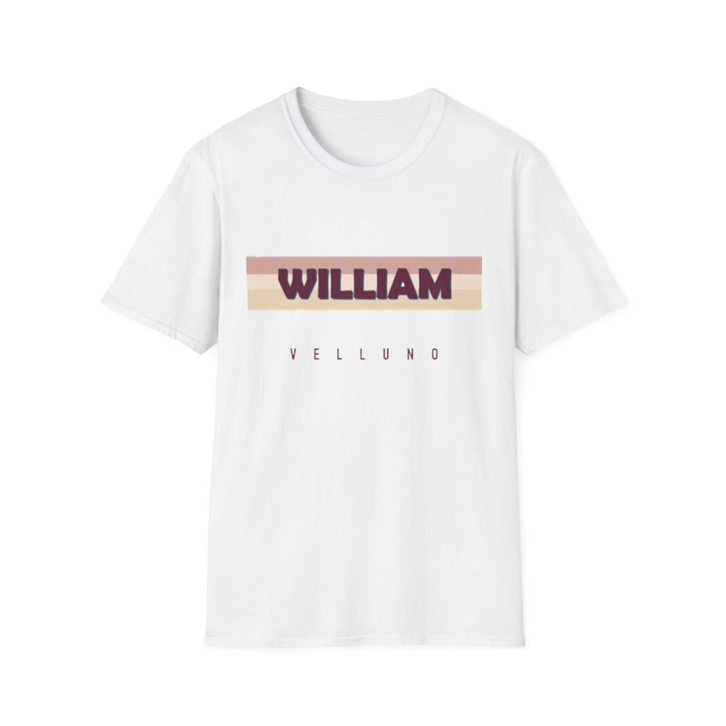 Personalized Unisex T-Shirt with Name "William" and Aurum Design, Custom Gift for Birthdays, Anniversaries, Family, Casual Wear, [...]