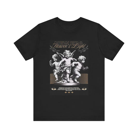 Heaven's Light Graphic Tee | Unisex Jersey T-Shirt, Streetwear, Casual Wear, Unique Gift, Break the Rules Fashion
