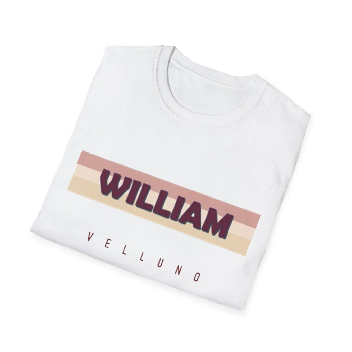 Personalized Unisex T-Shirt with Name "William" and Aurum Design, Custom Gift for Birthdays, Anniversaries, Family, Casual Wear, [...]
