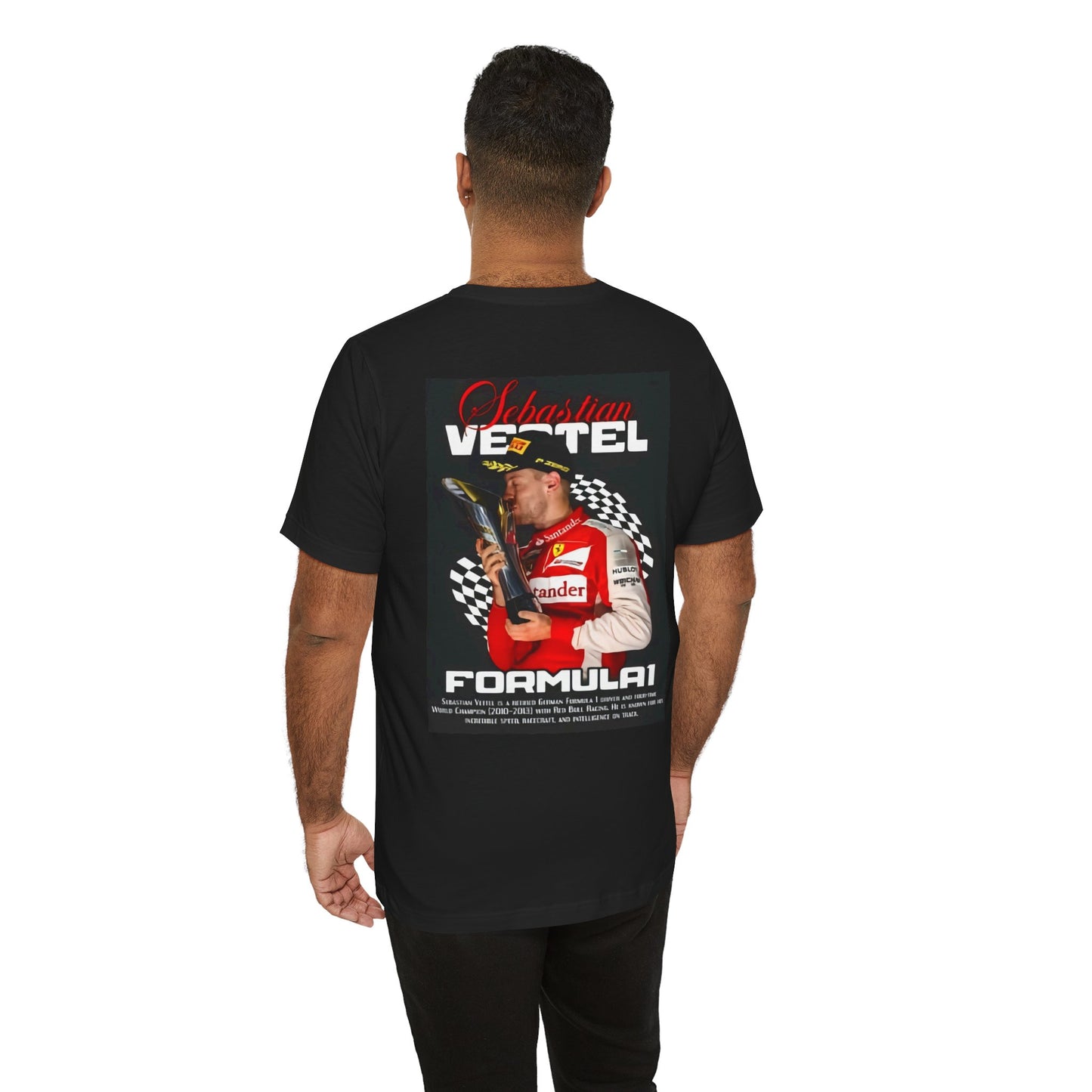 Formula 1 Sebastian Vettel Fans Unisex Jersey Tee, Racing Fan Shirt, Sebastian Vettel Tribute T-Shirt, Motorsport Apparel, Gift for Race Lovers