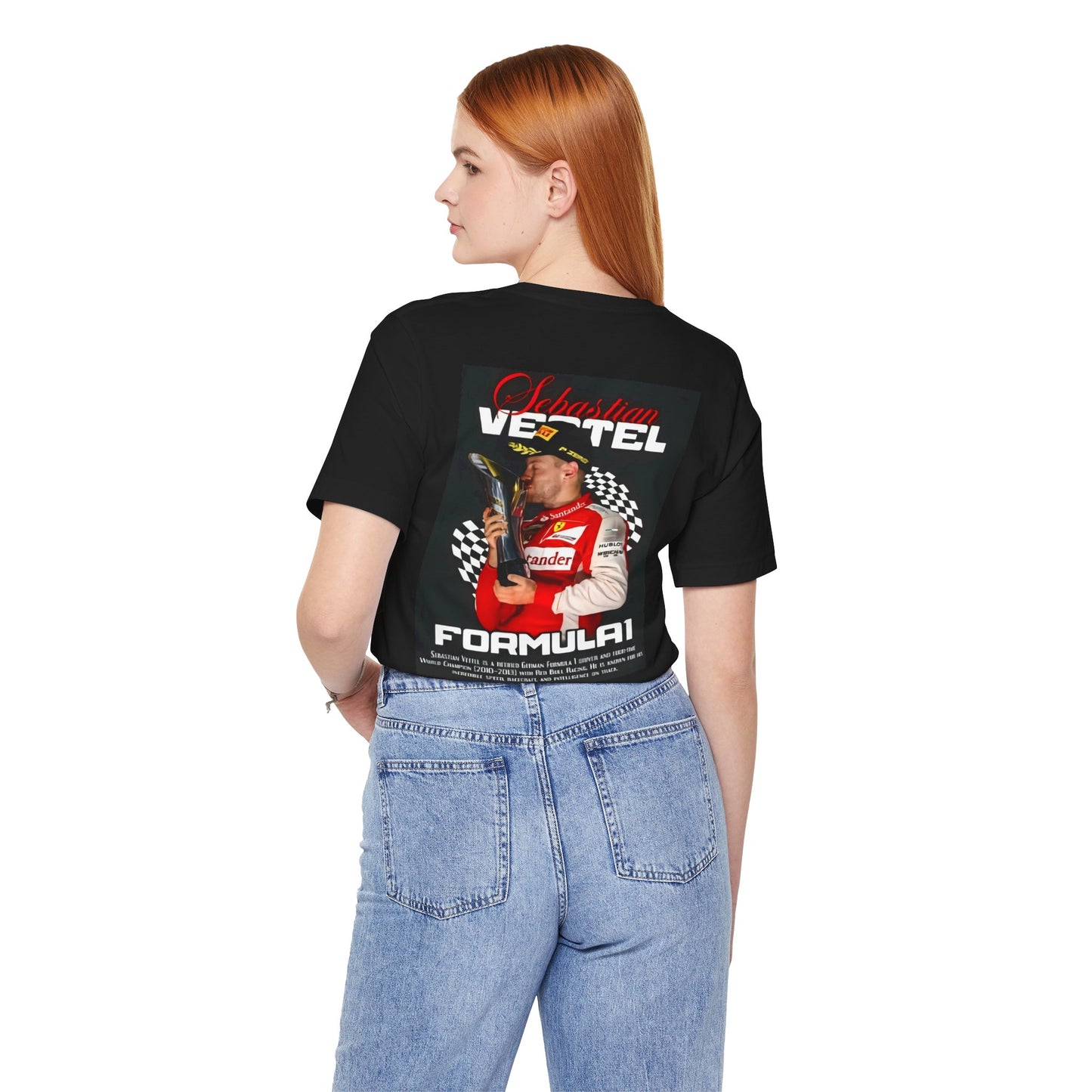 Formula 1 Sebastian Vettel Fans Unisex Jersey Tee, Racing Fan Shirt, Sebastian Vettel Tribute T-Shirt, Motorsport Apparel, Gift for Race Lovers
