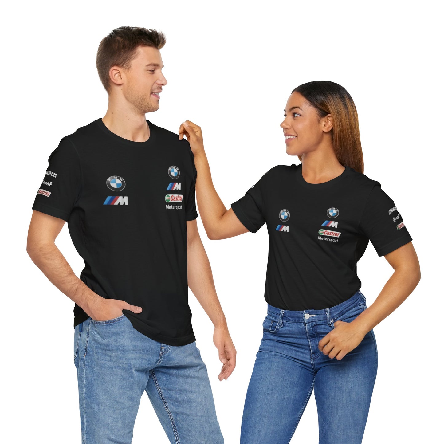 BMW Motorsport Unisex Jersey Tee, Car Enthusiast Shirt, Racing Apparel, Gift for Him, Casual Sports Tee