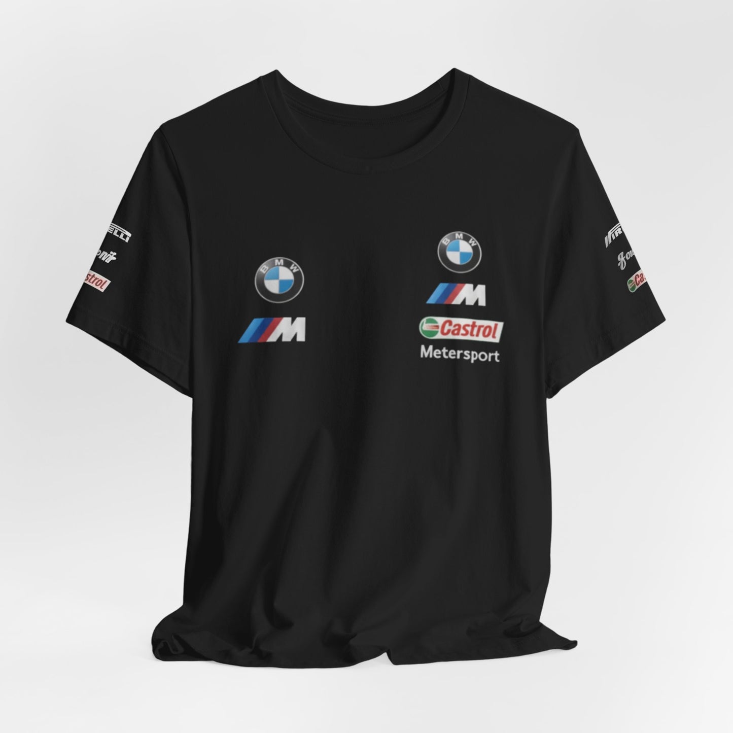 BMW Motorsport Unisex Jersey Tee, Car Enthusiast Shirt, Racing Apparel, Gift for Him, Casual Sports Tee