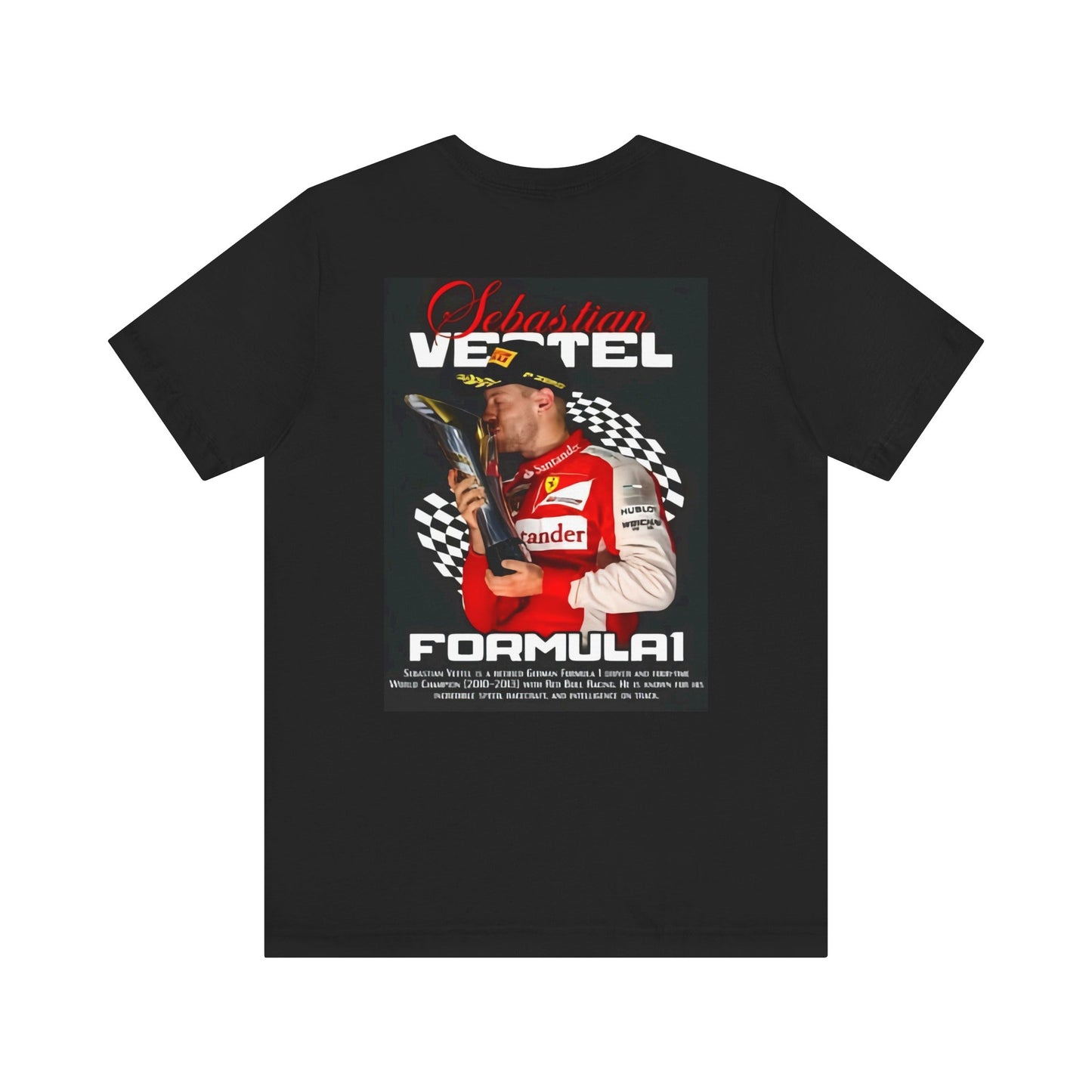 Formula 1 Sebastian Vettel Fans Unisex Jersey Tee, Racing Fan Shirt, Sebastian Vettel Tribute T-Shirt, Motorsport Apparel, Gift for Race Lovers