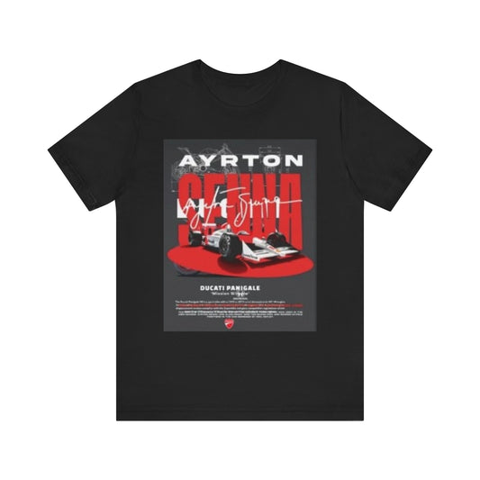 Ayrton Senna Tribute Tee, Formula 1 Fan Shirt, Racing Apparel, Motorsport Gift, Sports T-Shirt, Unisex Racing Top