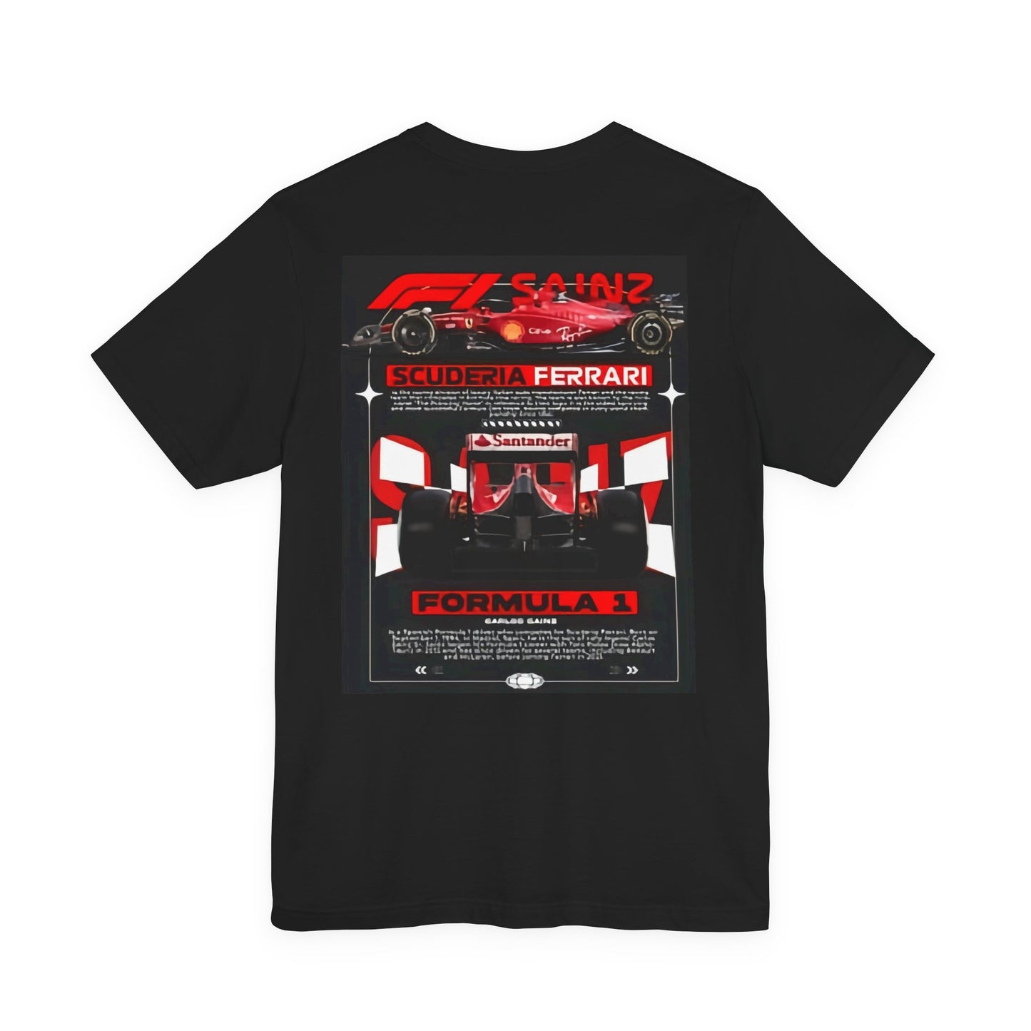 Formula 1 Ferrari Fan Unisex Tee, Racing Shirt, Sporty Gift, Car Enthusiast Apparel, Motorsport Clothing, Ferrari Tees, Race Day Attire