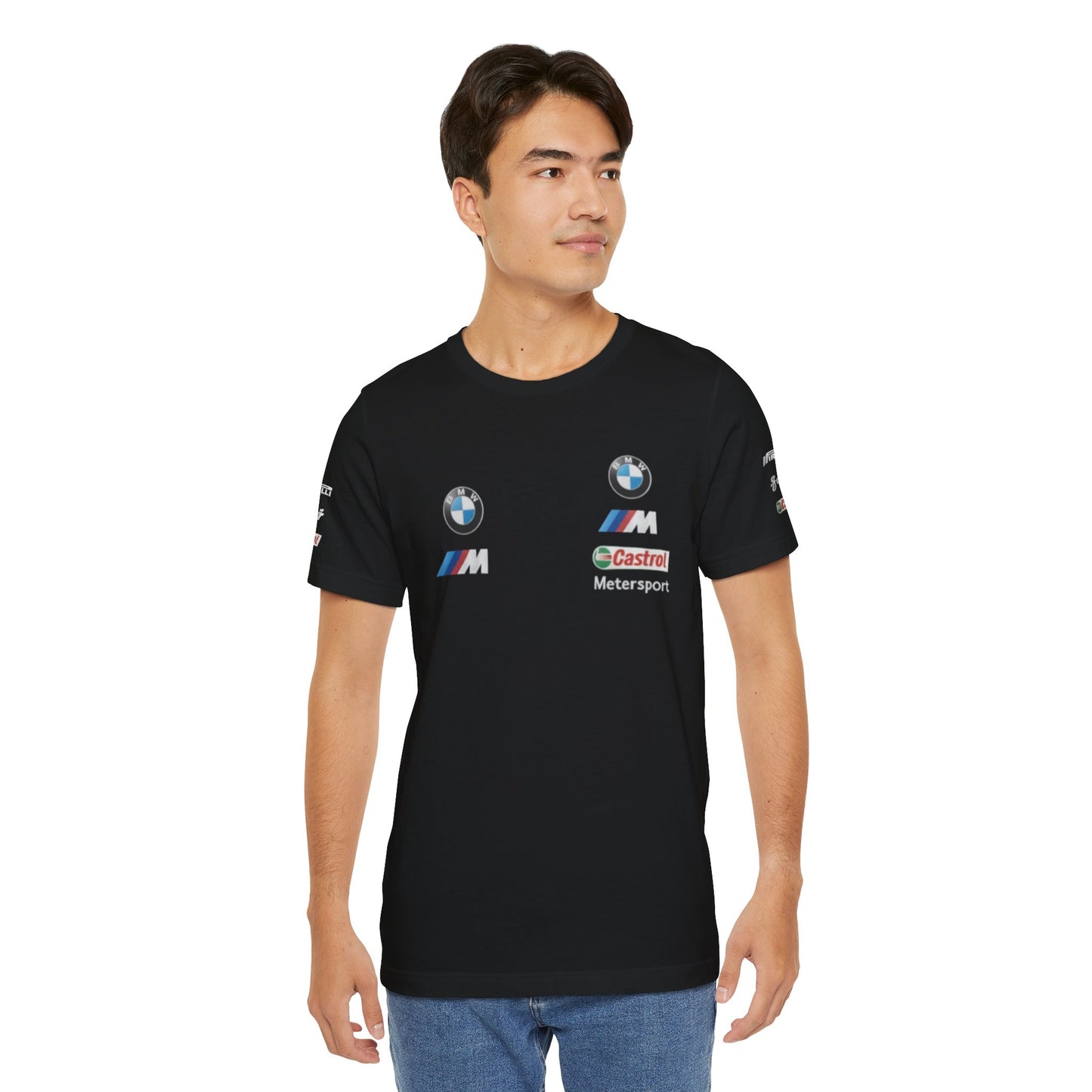 BMW Motorsport Unisex Jersey Tee, Car Enthusiast Shirt, Racing Apparel, Gift for Him, Casual Sports Tee
